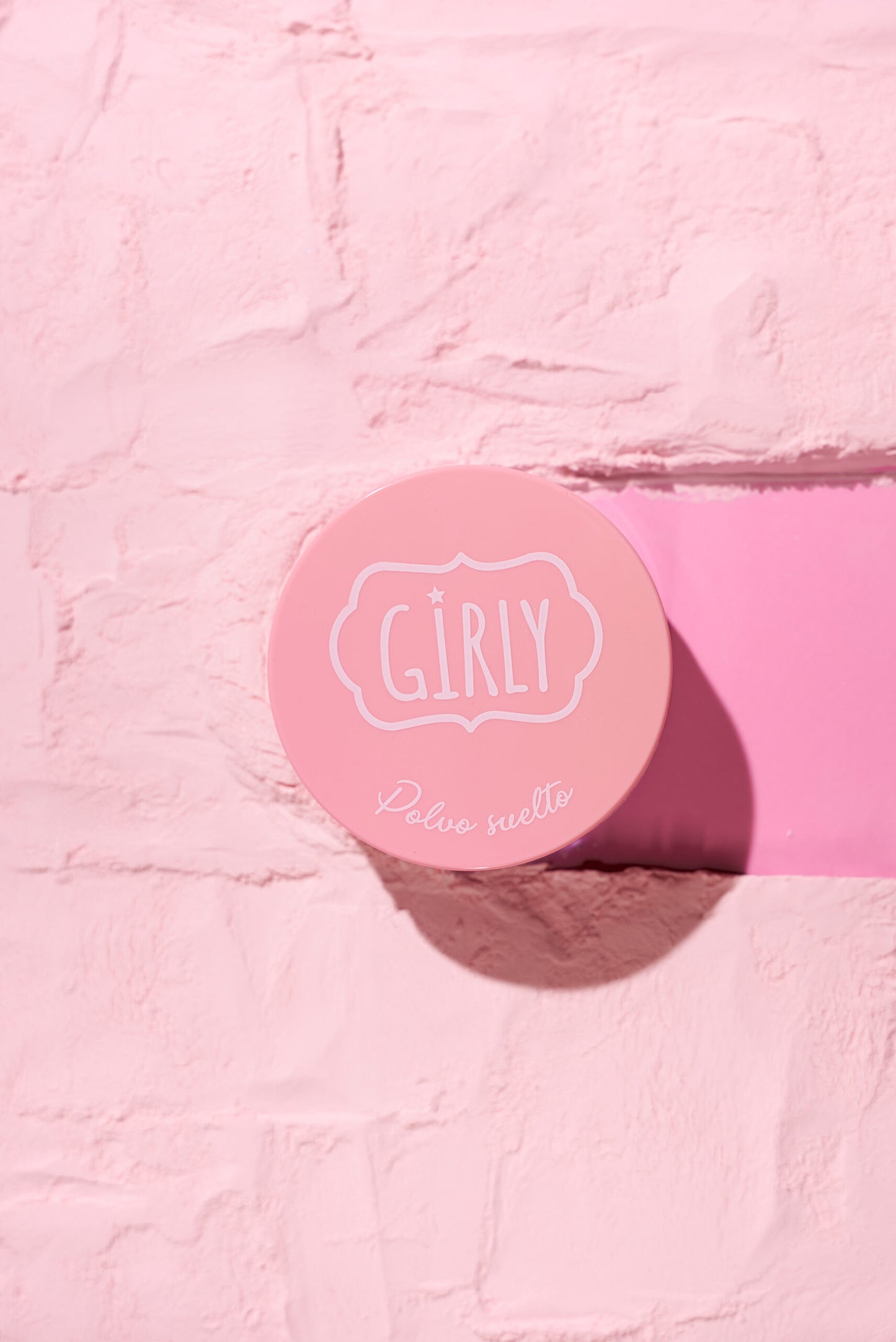 Polvo suelto rosado Girly mini 10g