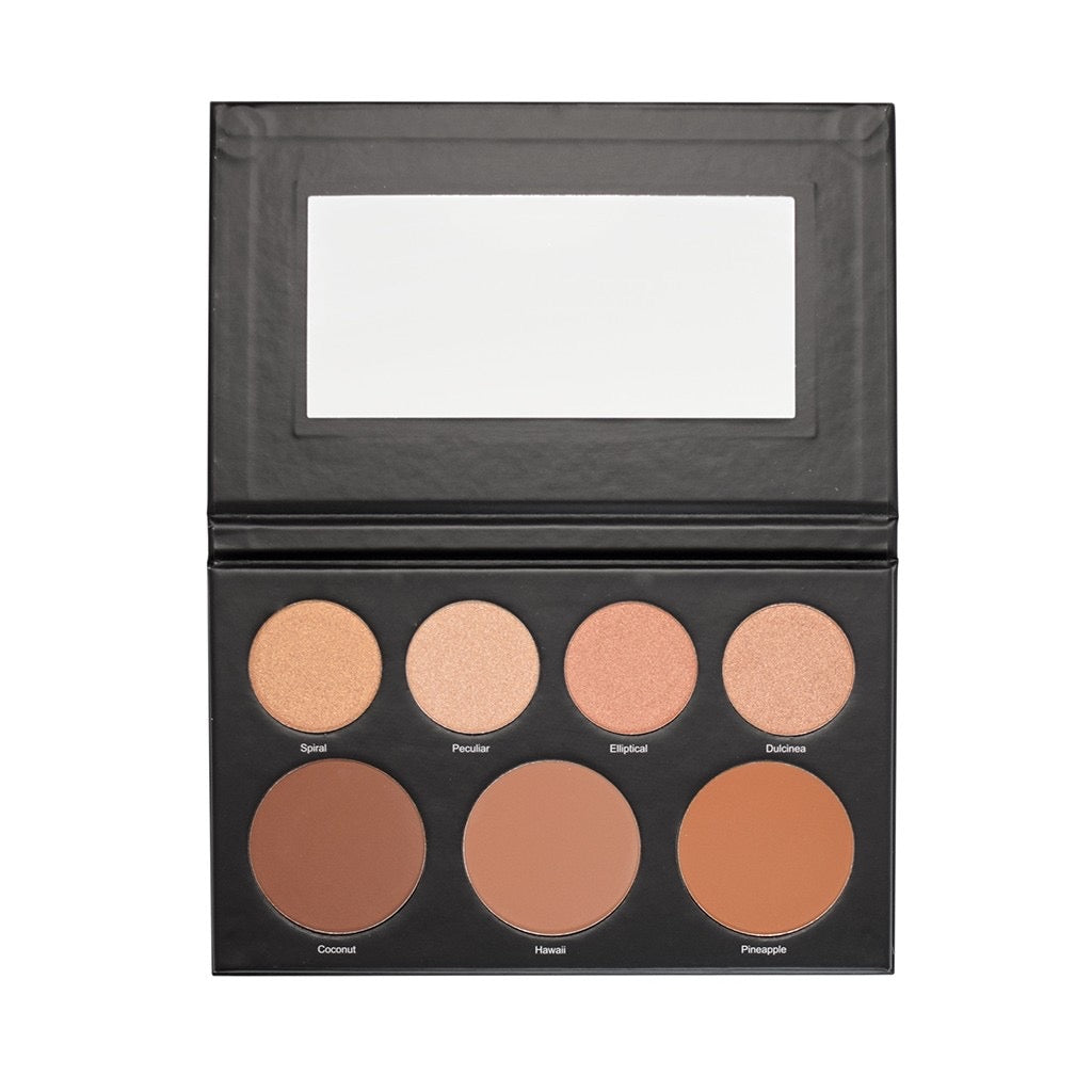 Paleta de rostro Glam black Atenea