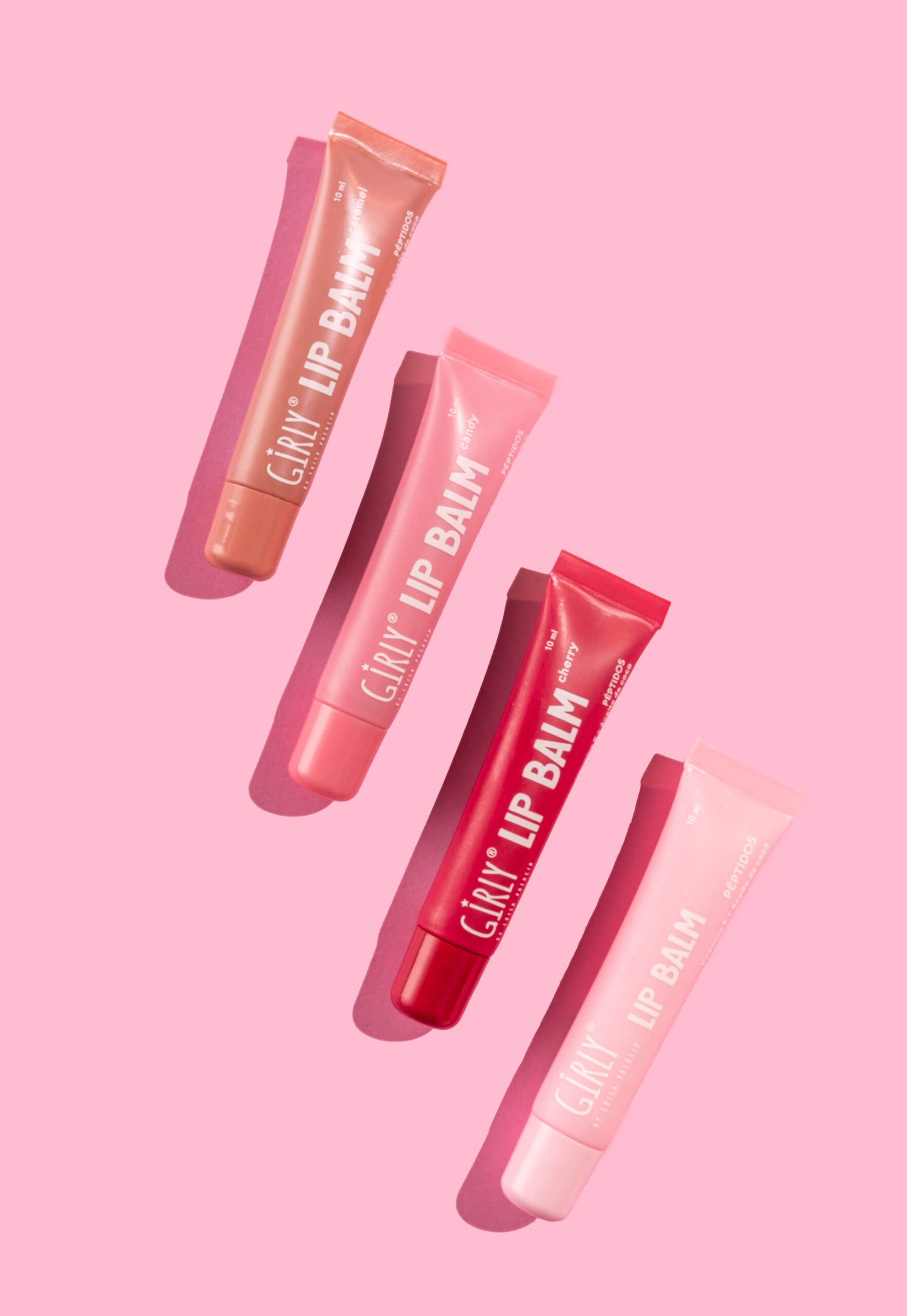 Lip balm girly con peptidos con color