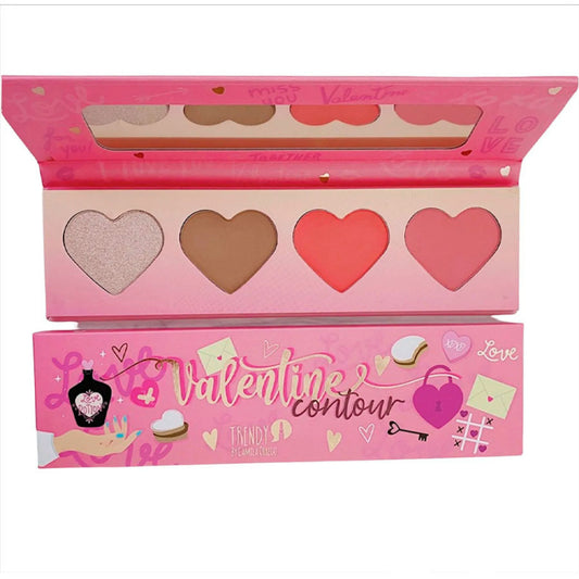 Paleta de rostro trendy valentine